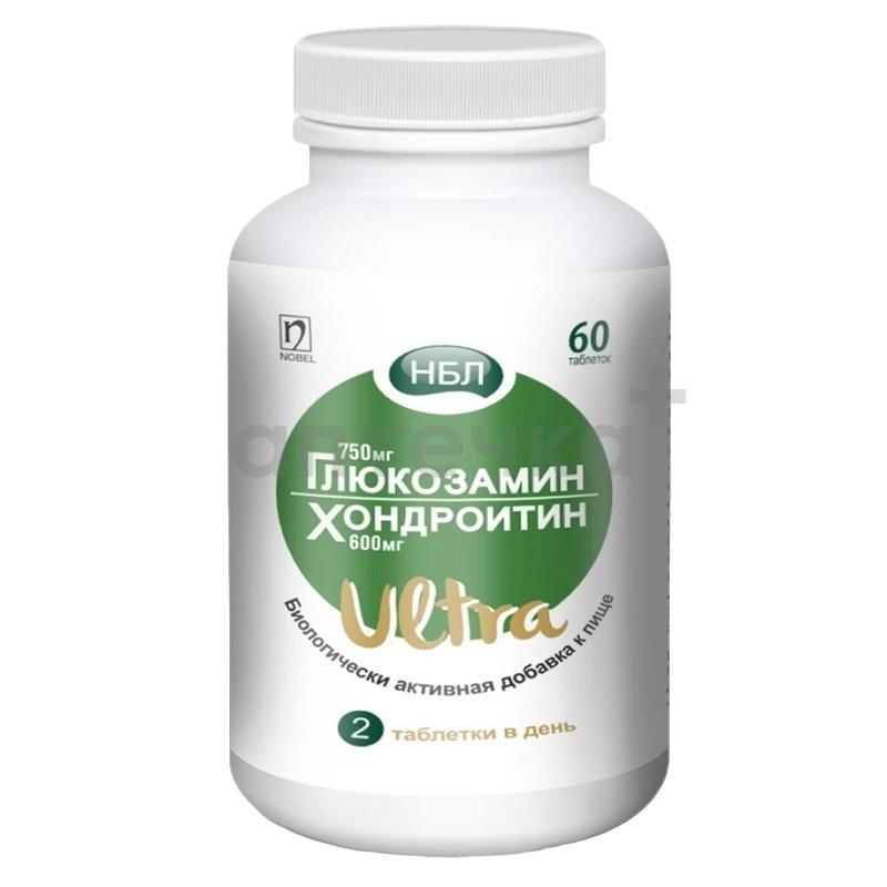 НБЛ Глюкозамин Хондроитин Ultra (БАД) (табл. 2,309 г  №60)