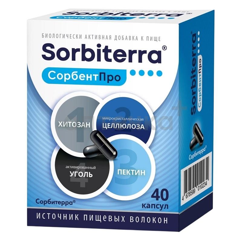 СорбентПро (БАД) (капс. 350 мг±7,5%  №40)