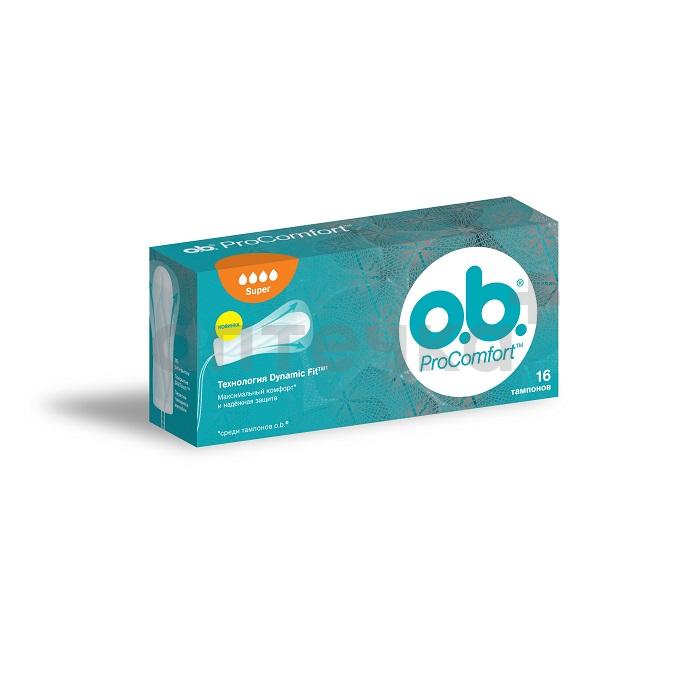 o.b ProComfort Super Тампоны женские гигиенические new1 №16