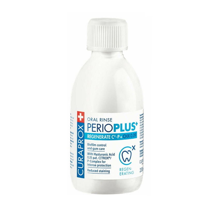 CURAPROX Жидкость-ополаскиватель Perio Plus Regenerate CHX 0,09 и гиалур.кислота 200 мл