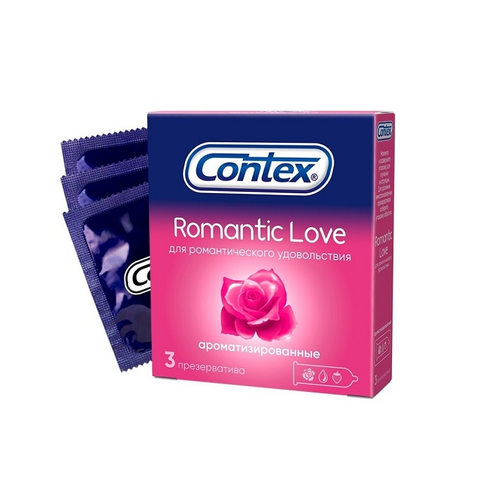 Contex Презервативы №3 Romantic Love ароматизированные