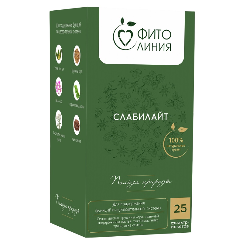 Фитолиния (БАД) (Фитолекарь Слабилайт  саше-пакеты 1,7 г №25 (42,5 г))