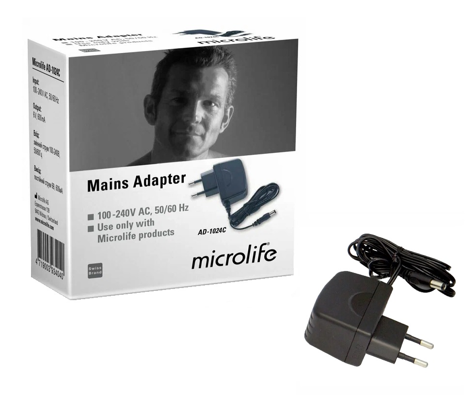 Microlife  (Адаптер AD1024C для прибора для измерения артериального давления электронного модели ВР А2 Standard   )