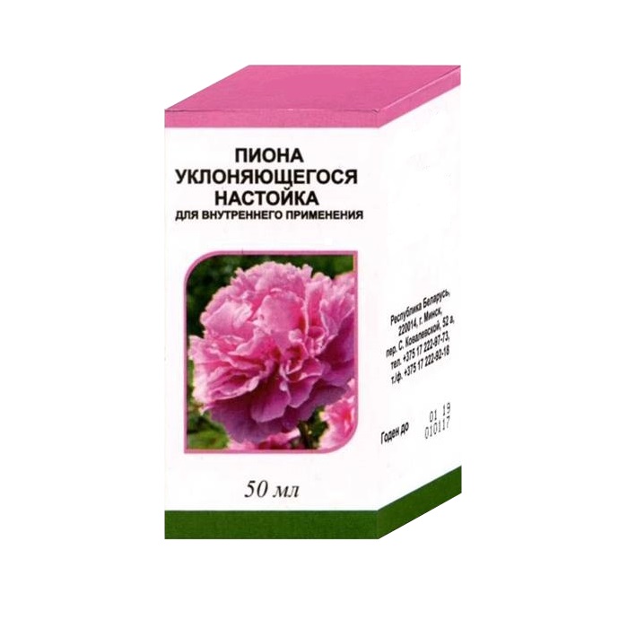 ПИОНА УКЛОНЯЮЩЕГОСЯ НАСТОЙКА (настойка  фл. 50 мл №1)