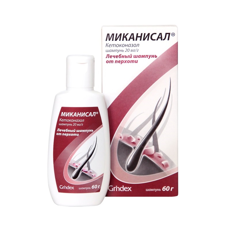 МИКАНИСАЛ (шампунь 20 мг/1г фл. 60г №1)