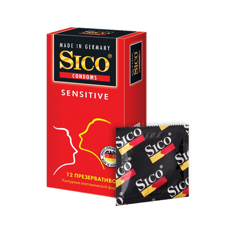 Sico Sensitive Презервативы контурные 12шт