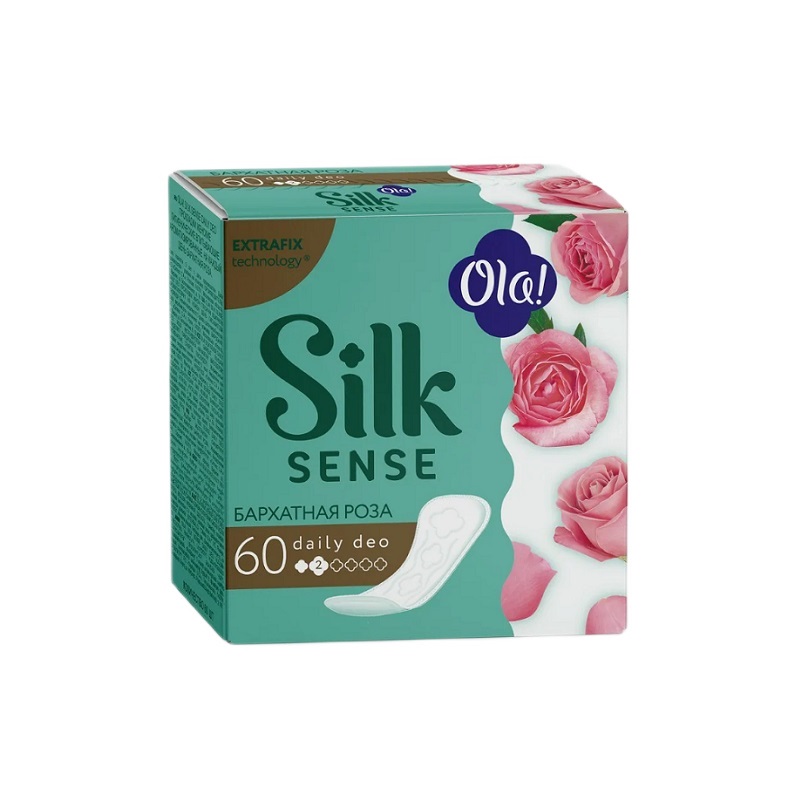 OLA! Silk Sense DAILY DEO прокладки жен.гиг.аром.на каждый день "Бархатная роза" №60