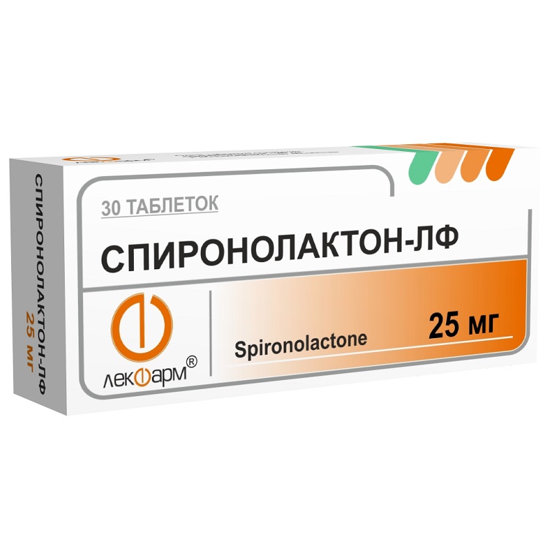 СПИРОНОЛАКТОН-ЛФ (табл. 25 мг  №10х3)