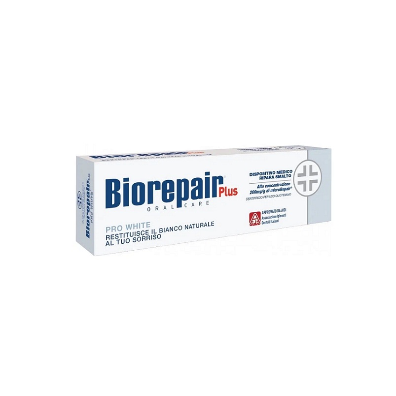 Biorepair Зубная паста Biorepair Plus Pro White/Биорепейр Плюс Про Вайт 75 мл