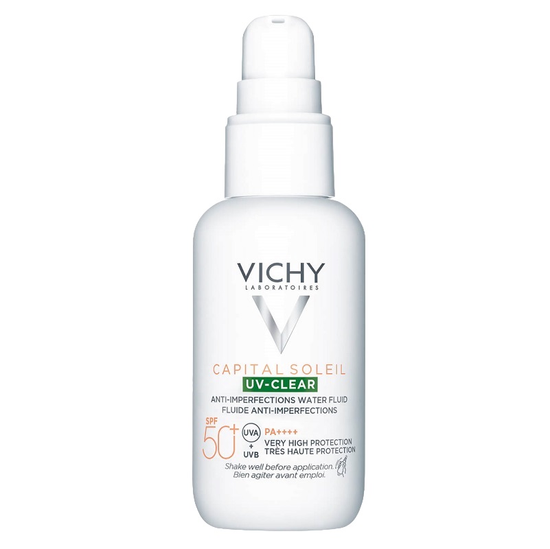 Vichy Capital Soleil Флюид солнцезащ. д/лица против несовершенств UV-Clear SPF50+ 40 мл