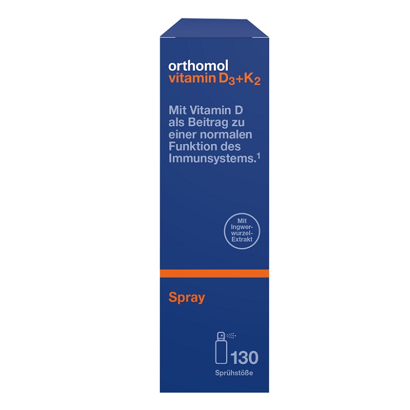 Ортомол (БАД) (Vitamin D3+K2 спрей 130 впрыскиваний  20 мл  )