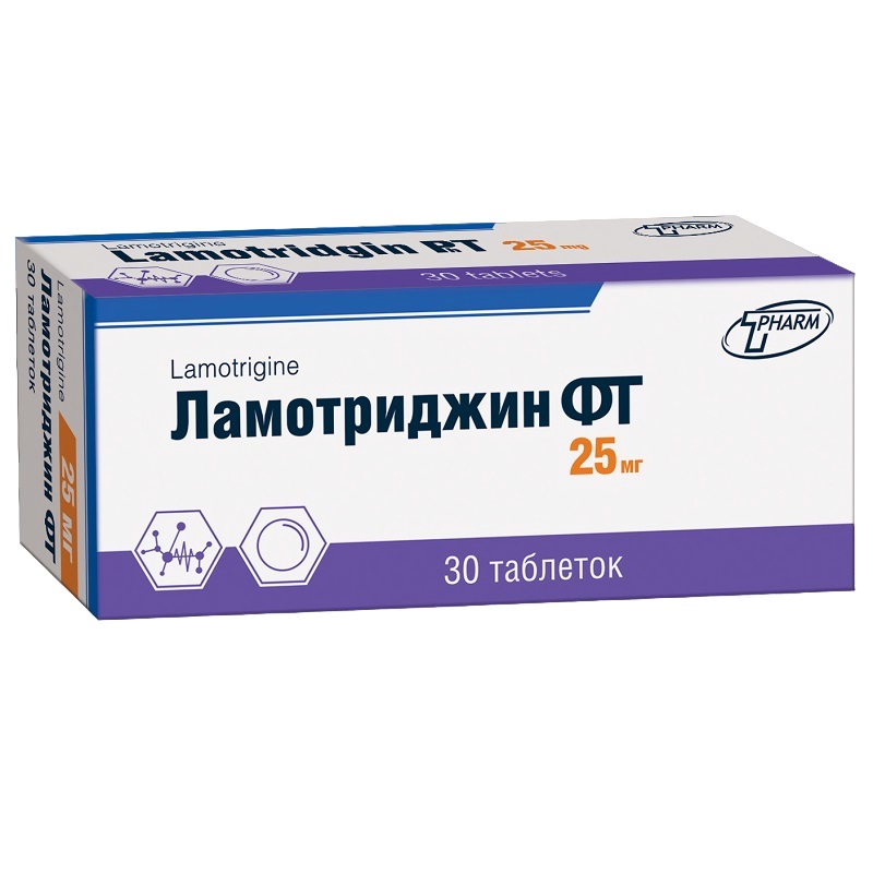 ЛАМОТРИДЖИН ФТ (табл. 25 мг  №10х3)