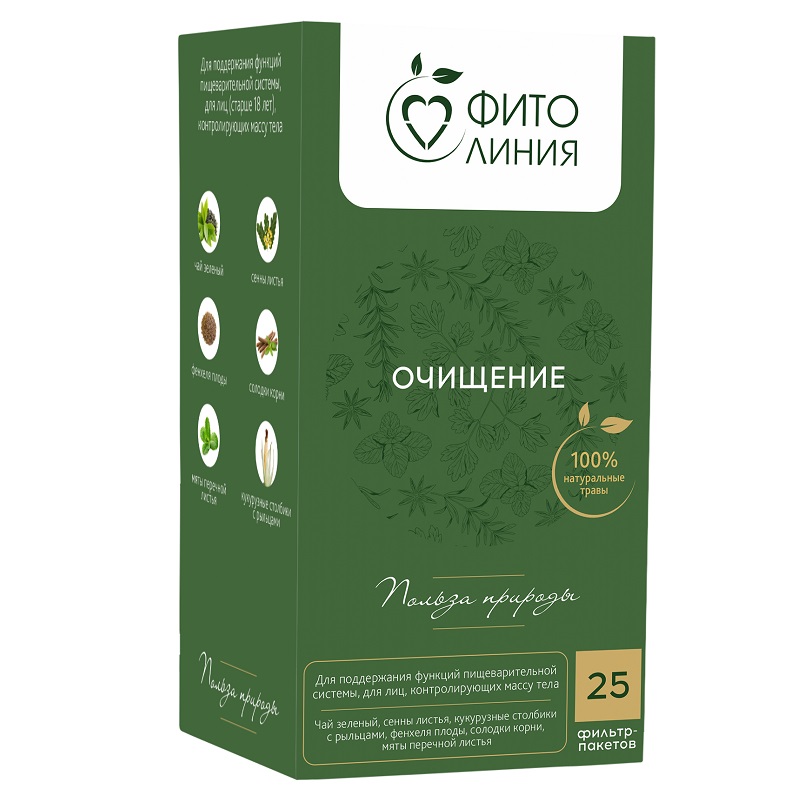 Фитолиния (БАД) (Фитолекарь Очищение  ф/п 1,7 г №25 (42,5 г))