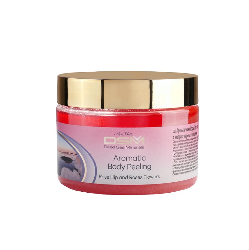 DSM Скраб ароматический  для тела с экстрактом розы и шиповника 330мл