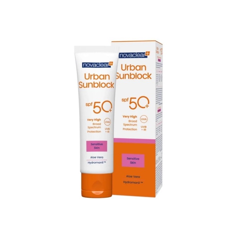 Novaclear Urban Sunblock Крем защитный д/чувствительной кожи SPF50+ 40 мл