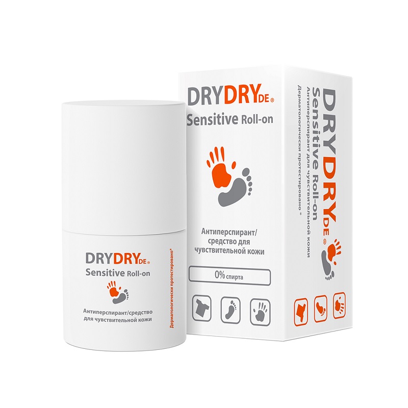 Средство DRY DRY DE Sensitive/ДРАЙ ДРАЙ ДЕ Сенситив Антиперспирант д/чувствительной кожи 50 мл