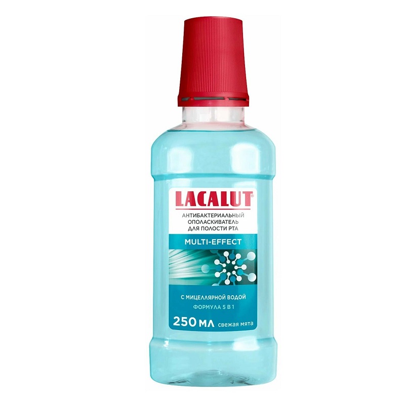 Lacalut Ополаскиватель для полости рта multi-effect антибактериальный 250 мл