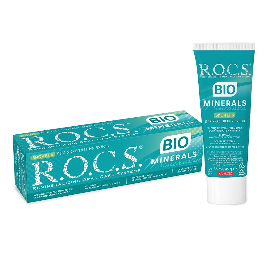 Rocs Гель для укрепления зубов R.O.C.S. Minerals BIO 45 гр 