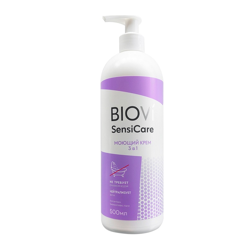 Biovi Крем моющий 3 в 1 (без использования воды) 500 мл