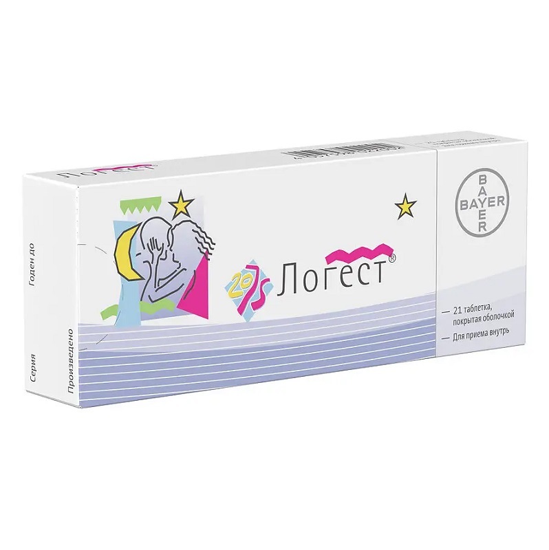 ЛОГЕСТ® (табл.п.о. 75 мкг + 20 мкг  №21х1)