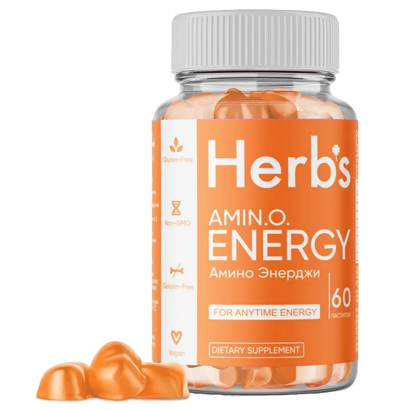 Herb's (БАД) (Amino Energy (Амино Энерджи) пастилки   №60)