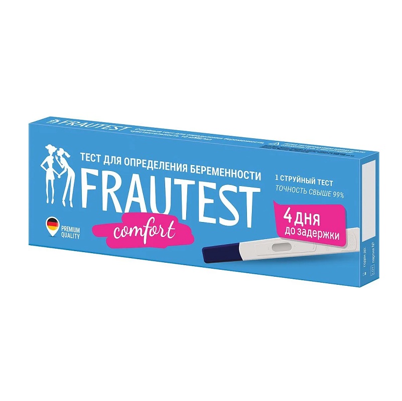 Тест для определения беременности (FRAUTEST comfort, 1 струйный тест   )