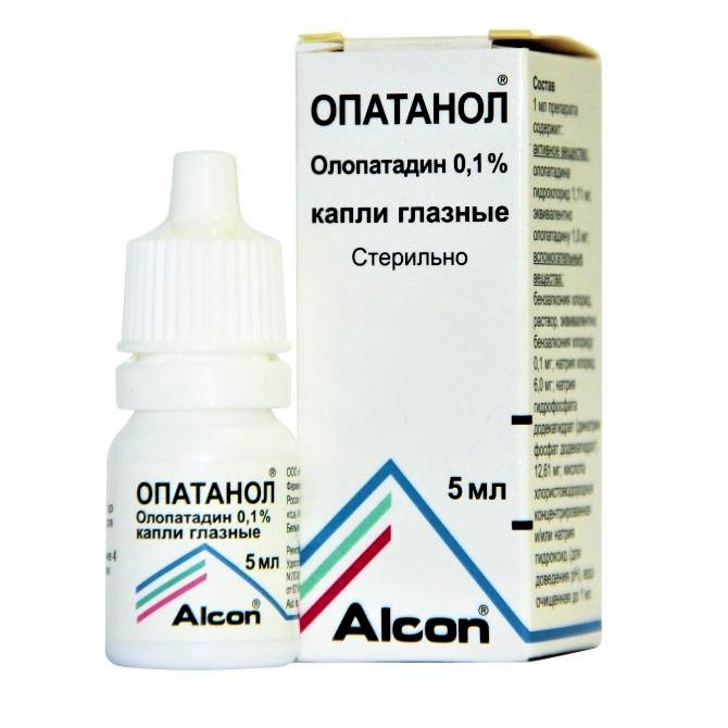 ОПАТАНОЛ (капли глазные 0,1% фл.-кап. 5 мл №1)