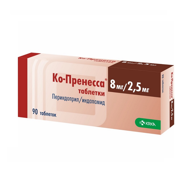 КО-ПРЕНЕССА (табл. 8мг/2,5мг  №10х9)