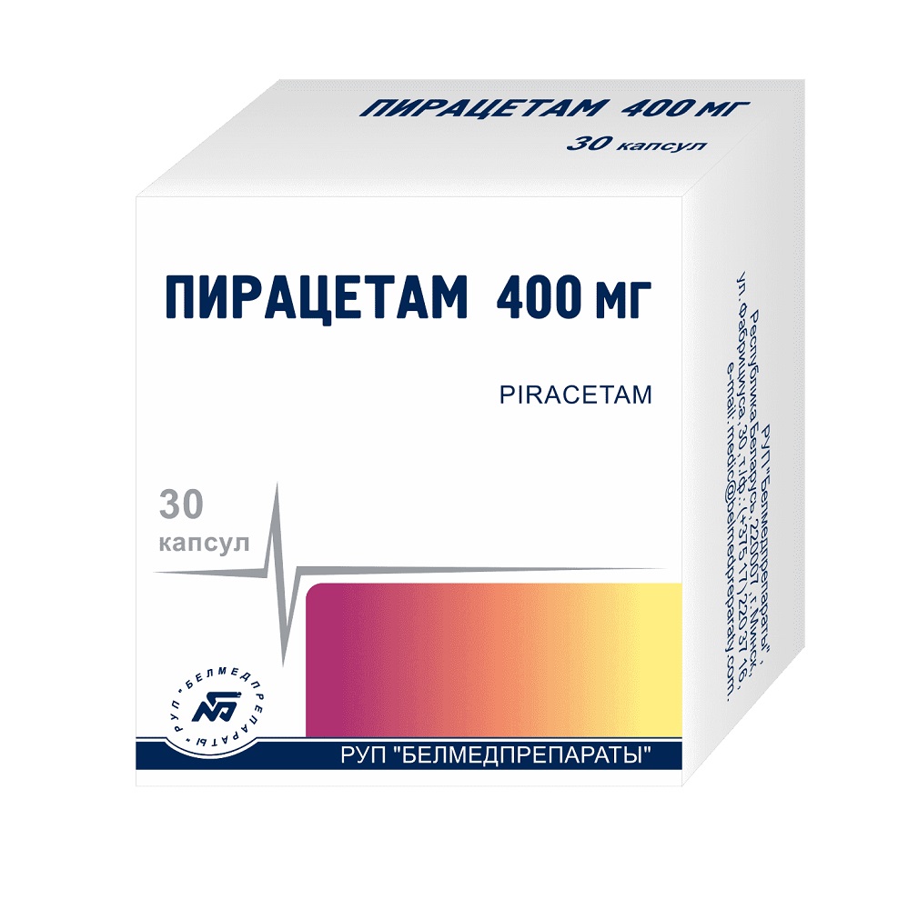 ПИРАЦЕТАМ (капс. 400 мг  №10х3)