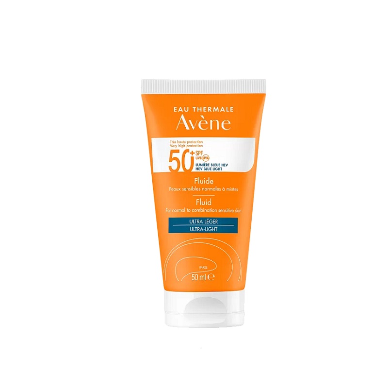 Avene Флюид солнцезащитный для лица и шеи SPF50+ 50 мл