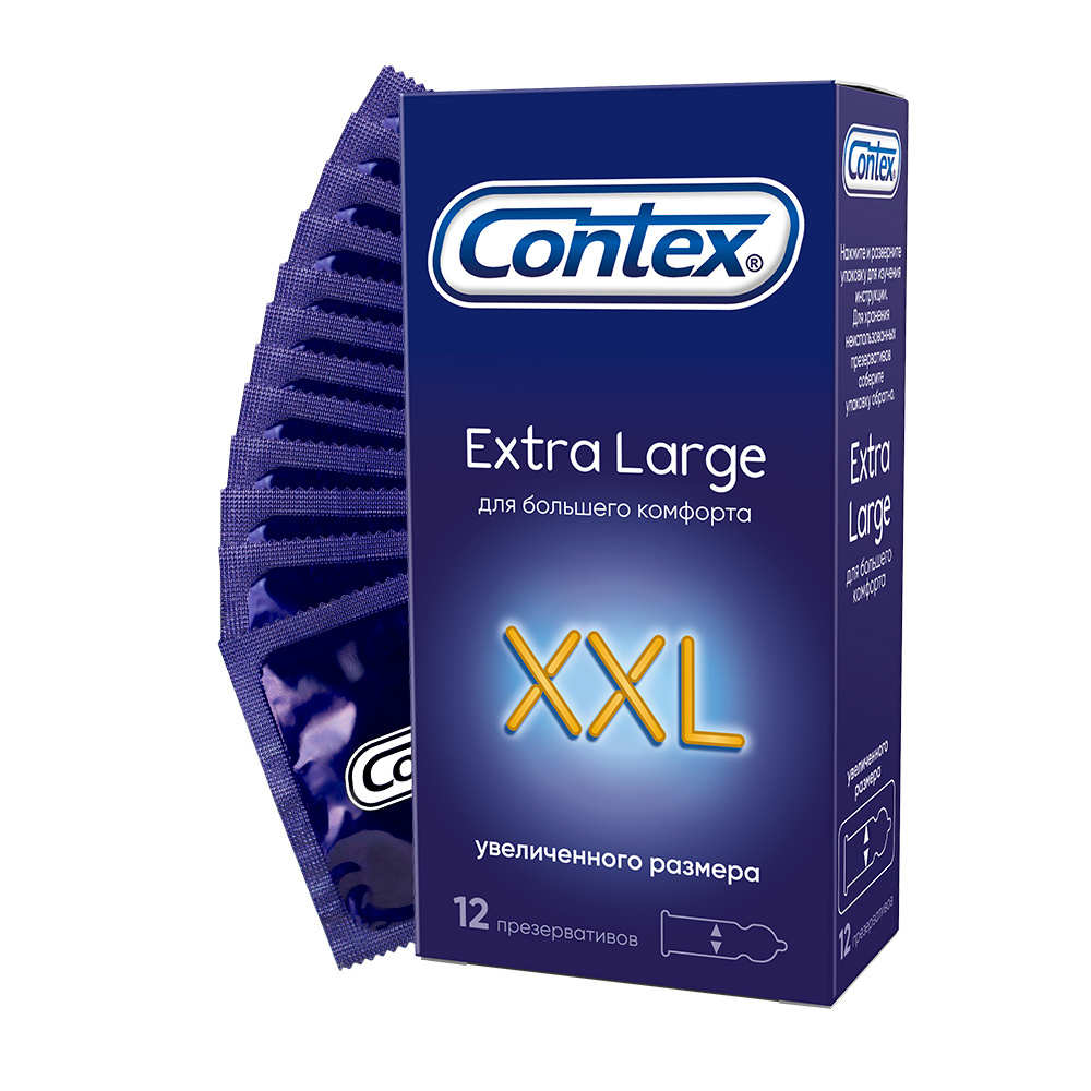 Contex Презервативы №12 Extra Large увеличенного размера