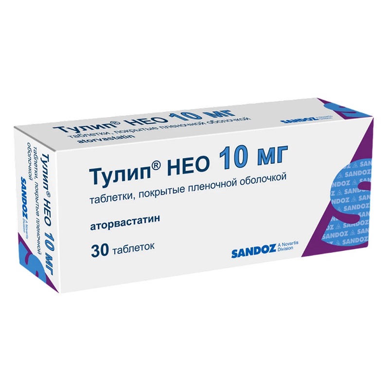 ТУЛИП® НЕО (таб. п/п об. 10 мг  №10х3)