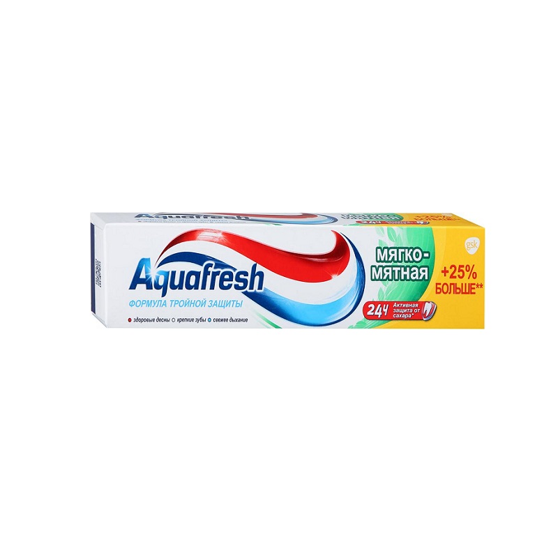 Aquafresh Зубная паста Mild & Minty (Мягко-Мятная) 125 мл