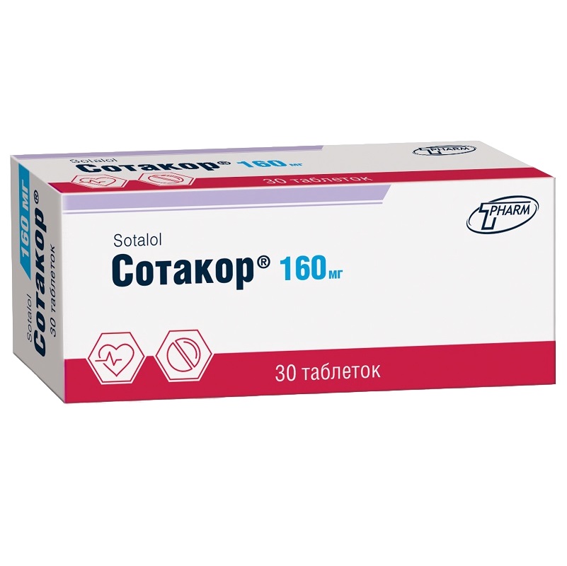СОТАКОР® (табл. 160 мг  №10х3)