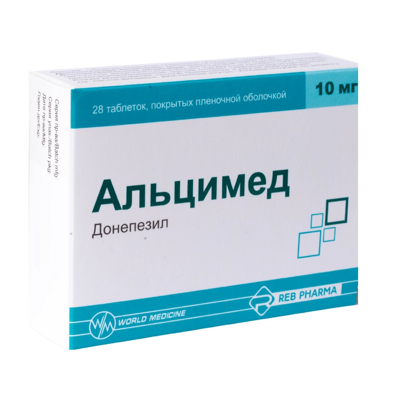 АЛЬЦИМЕД (таб. п/п об. 10 мг  №14х2)