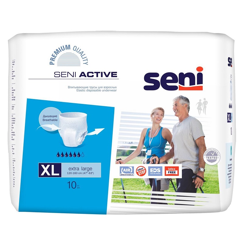 Seni Active Classic extra large Трусы впитывающие для взрослых №10 