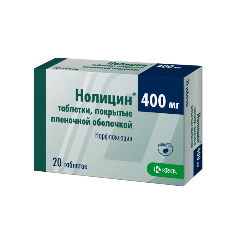 НОЛИЦИН (таб. п/п об. 400 мг  №10х2)