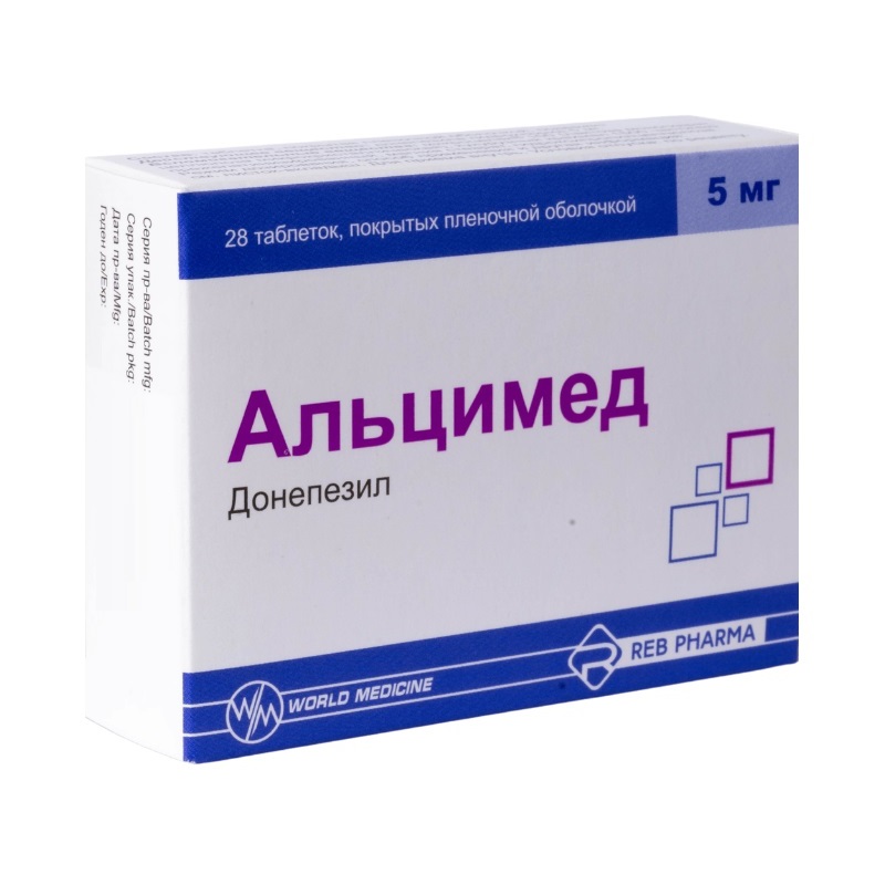 АЛЬЦИМЕД (таб. п/п об. 5 мг  №14х2)