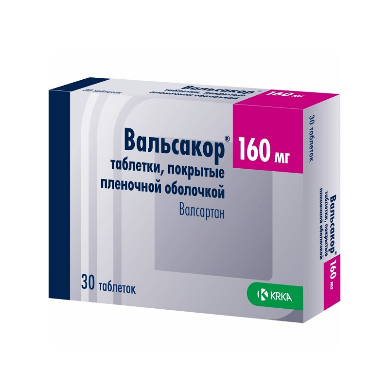 ВАЛЬСАКОР (таб. п/п об. 160 мг  №30)