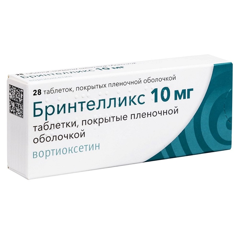 БРИНТЕЛЛИКС (таб. п/п об. 10 мг  №14х2)