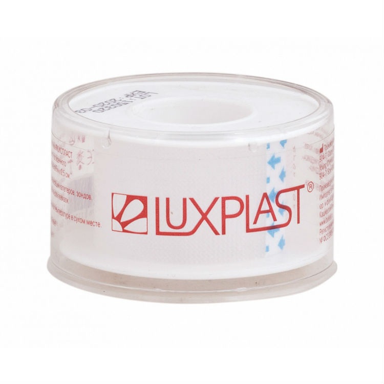 Лейкопластырь (Luxplast мед. на полимерной основе  5м х 2,5см )