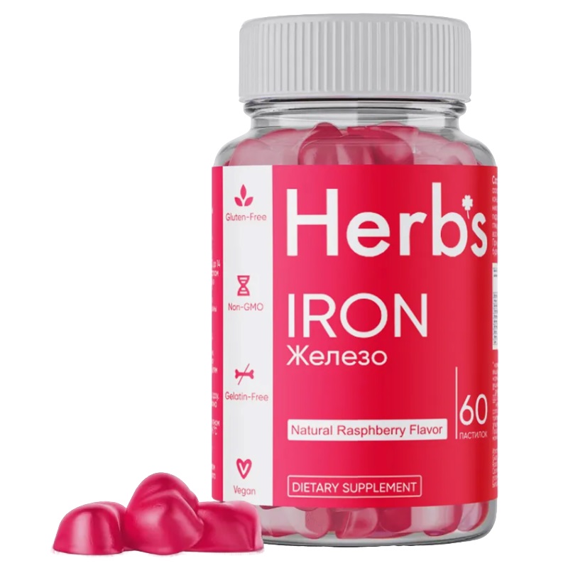 Herb's (БАД) (Iron (Железо) пастилки   №60)
