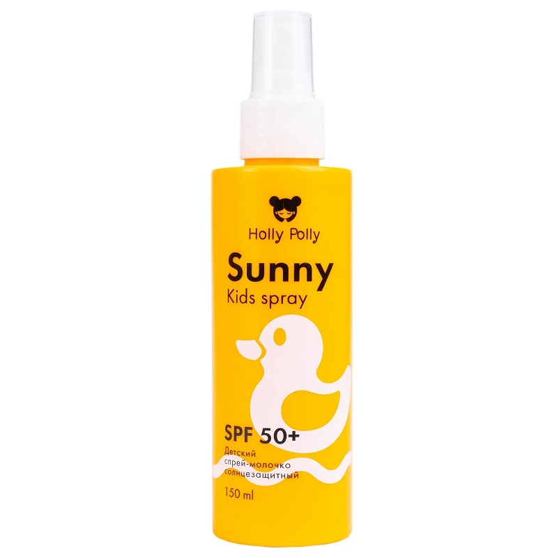 Holly Polly Sunny Спрей-молочко детский водостойкий SPF50+ 150 мл 