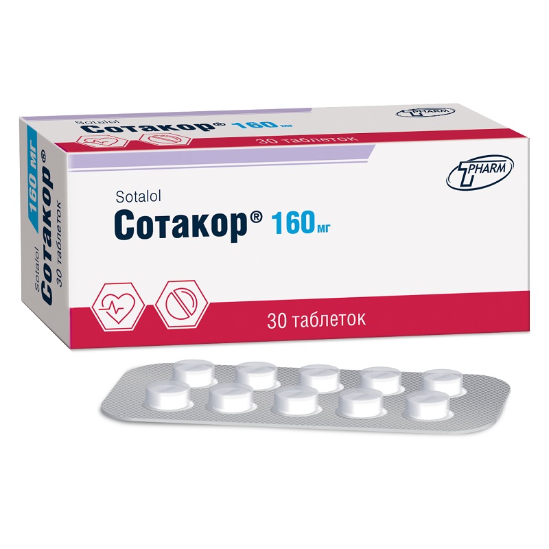 СОТАКОР® (табл. 160 мг  №10х3)
