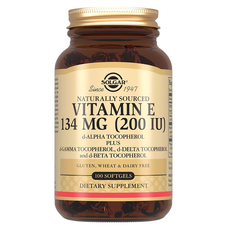 Solgar (БАД) (Капсулы Витамин Е 134 мг (200 МЕ)  капс. 684 мг±10%  №100)