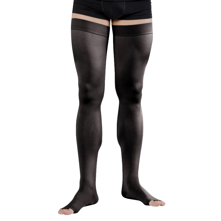 Чулок (мед. эласт.компресс. ELAST, TONUS без мыска унисекс ELAST 0403 LUX II класса компрессии 23-32 mmHg   Черный р. 4 рост 2 )