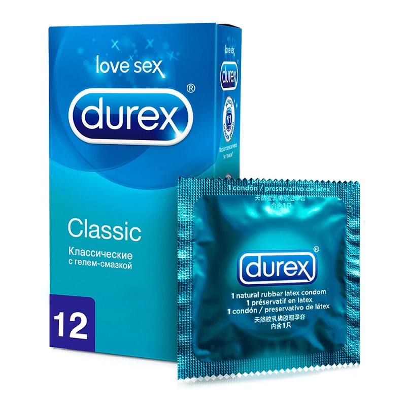 Durex Презервативы Classic классические 12 шт