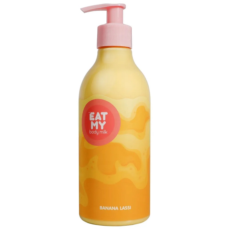EAT MY Молочко для тела Банановый ласси 400 мл дозатор