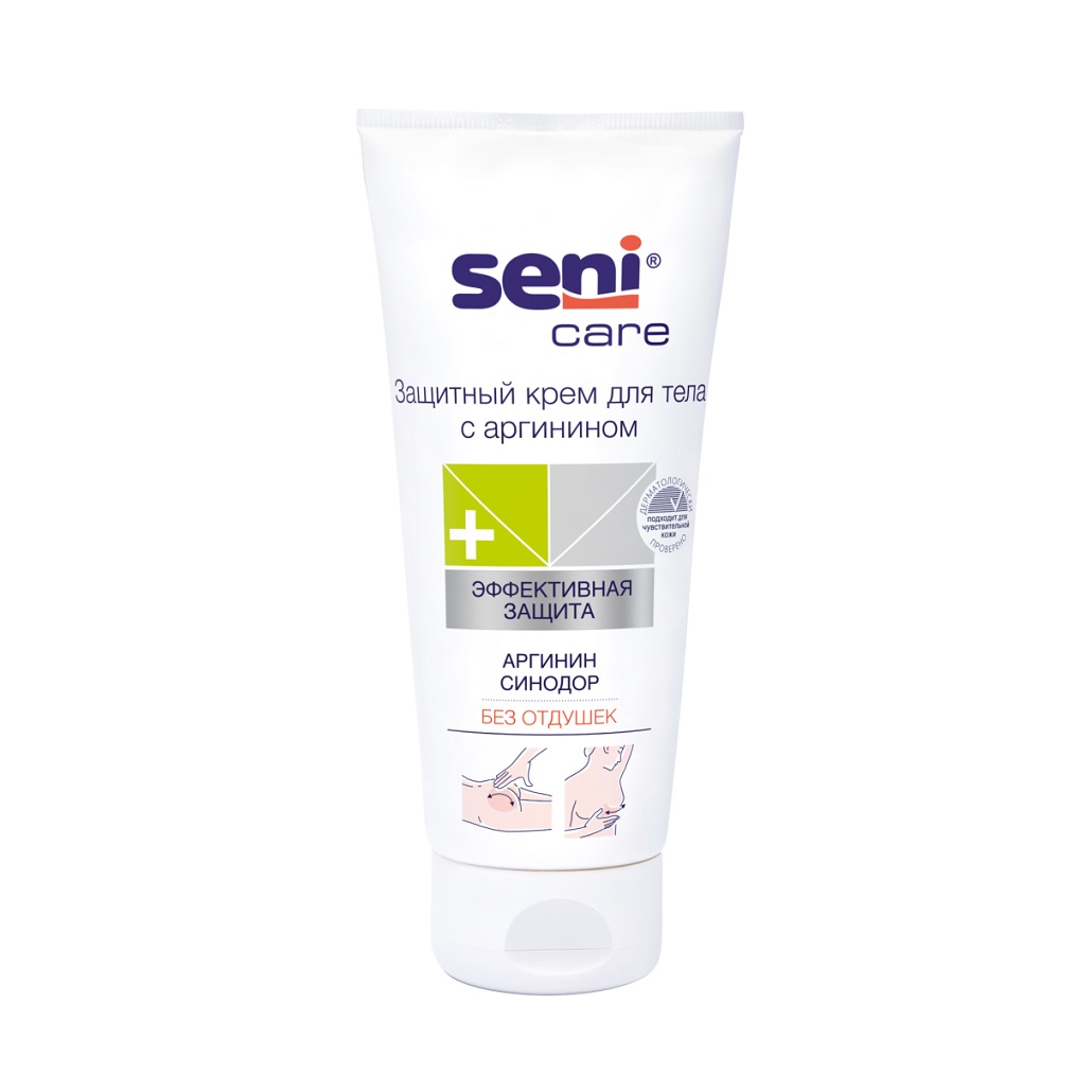 Seni Care Крем д/тела защитный Аргенин и Синодор 200мл