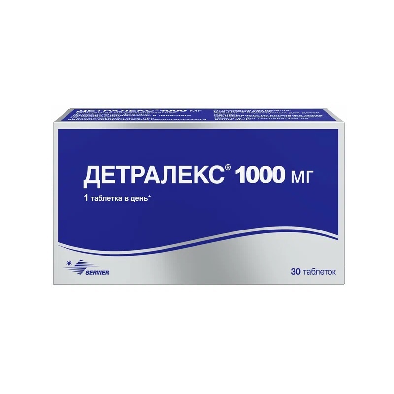 ДЕТРАЛЕКС (таб. п/п об. 1000 мг  №10х3)